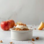 Fresh Apple Cake Cream Cheese Frosting dog