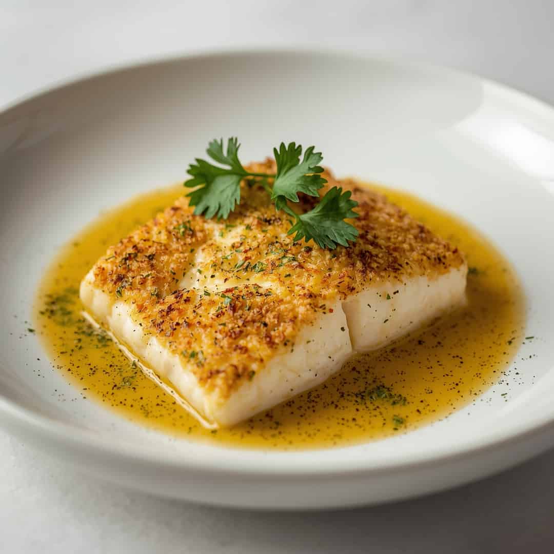 Garlic Parmesan Crusted Halibut 2 Garlic Parmesan Crusted Halibut