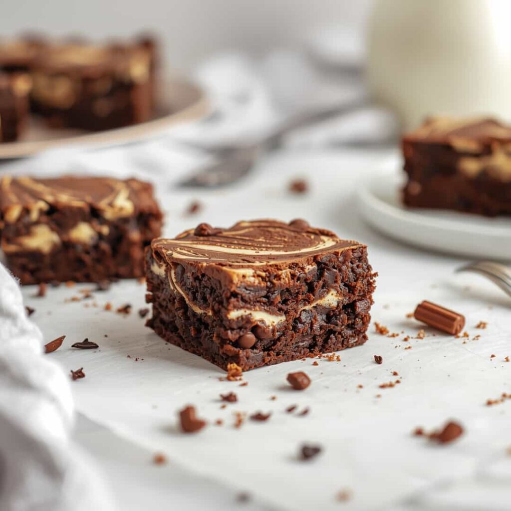 Gluten-Free Cream Cheese Swirl Brownies