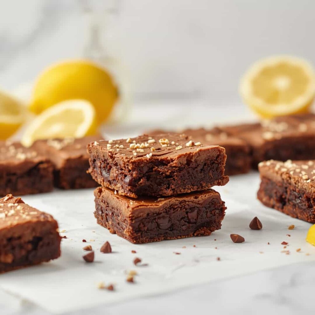 Gluten Free Lemon Brownies