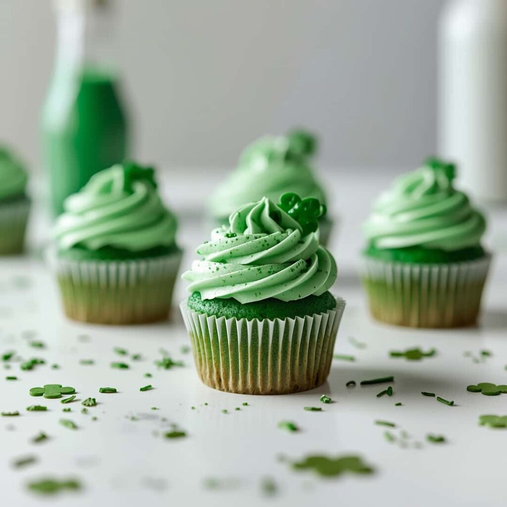 Green Cupcakes St. Patrick's Day Party