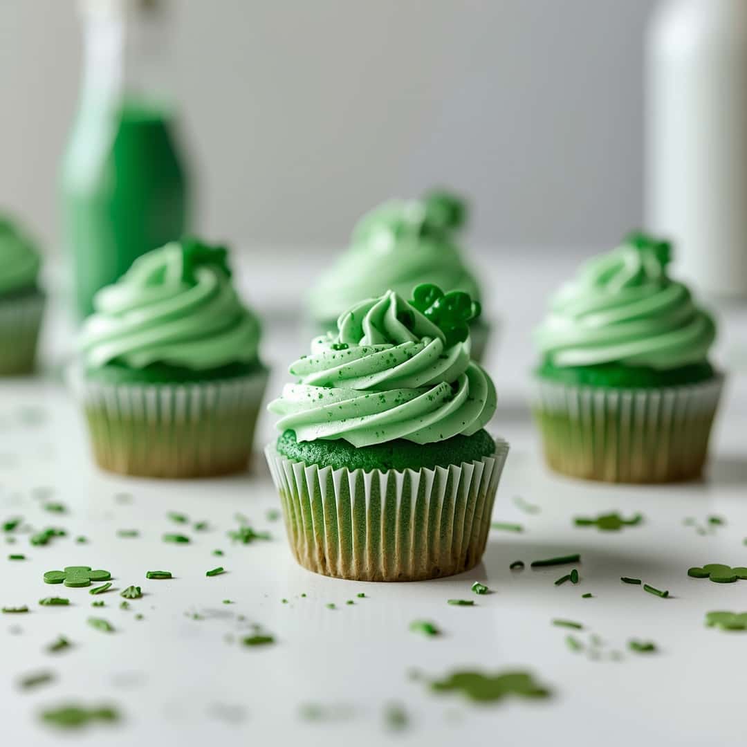 Green Cupcakes St. Patrick's Day Party