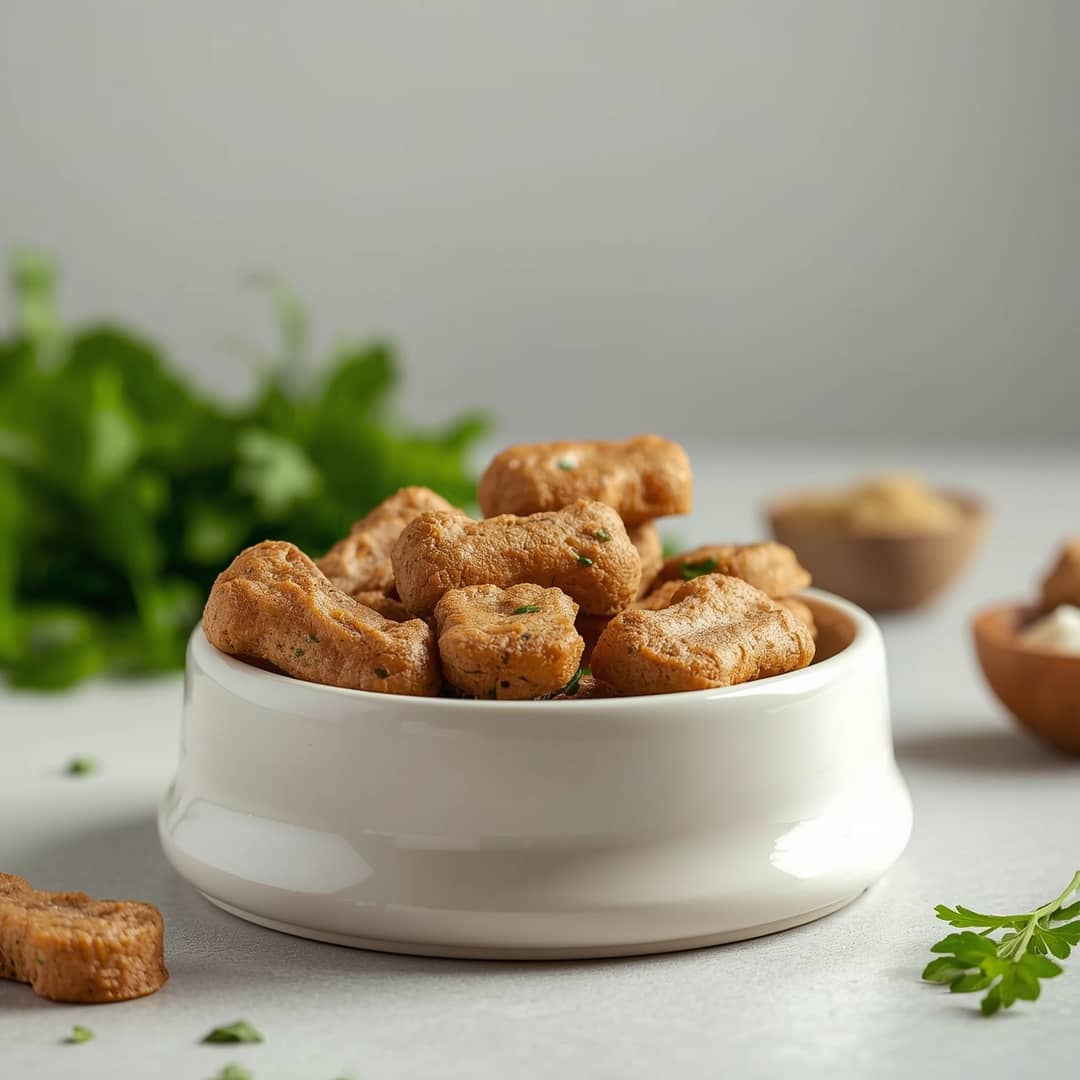 Healthy Dog Treats Spinach Parsley