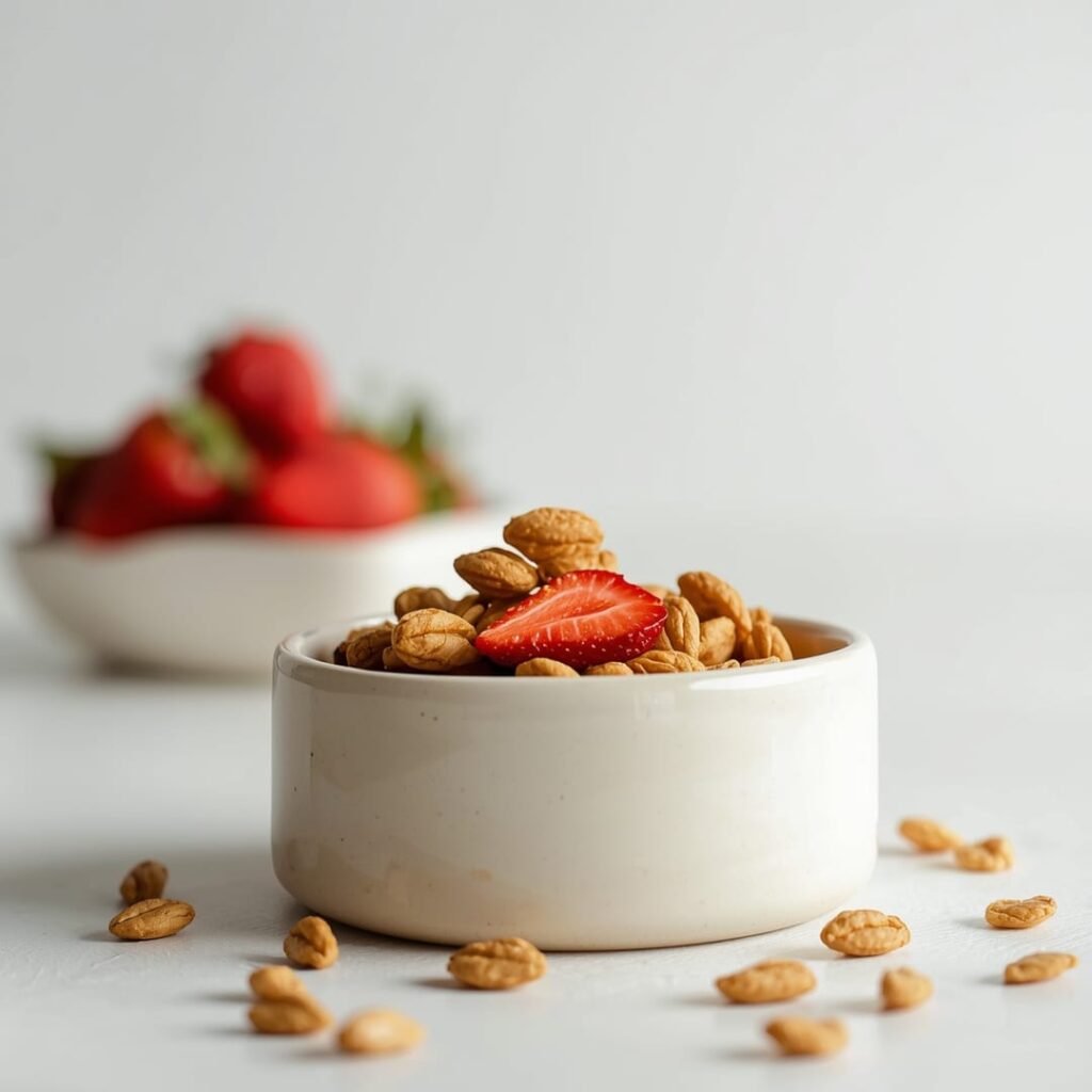 Healthy Strawberry Oat Nibbles for Dogs