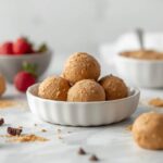 High Protein Frozen Peanut Butter Bites