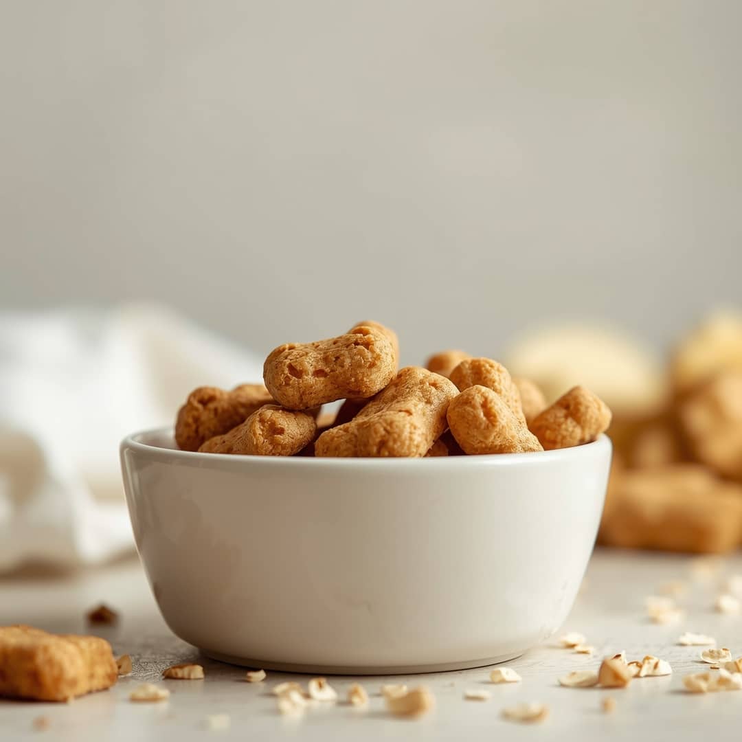 Homemade Applesauce Oat Dog Treats 2 Homemade Applesauce Oat Dog Treats