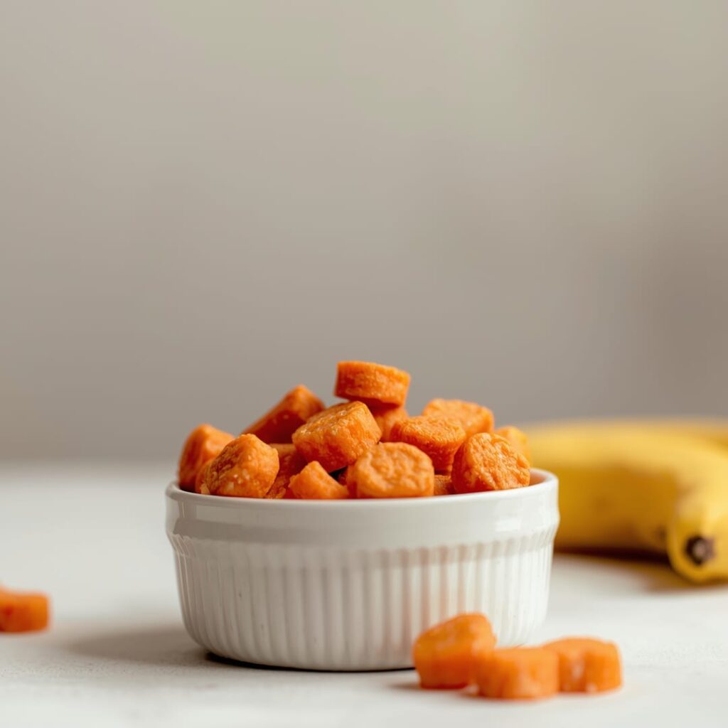 Homemade Banana Carrot Dog Treats