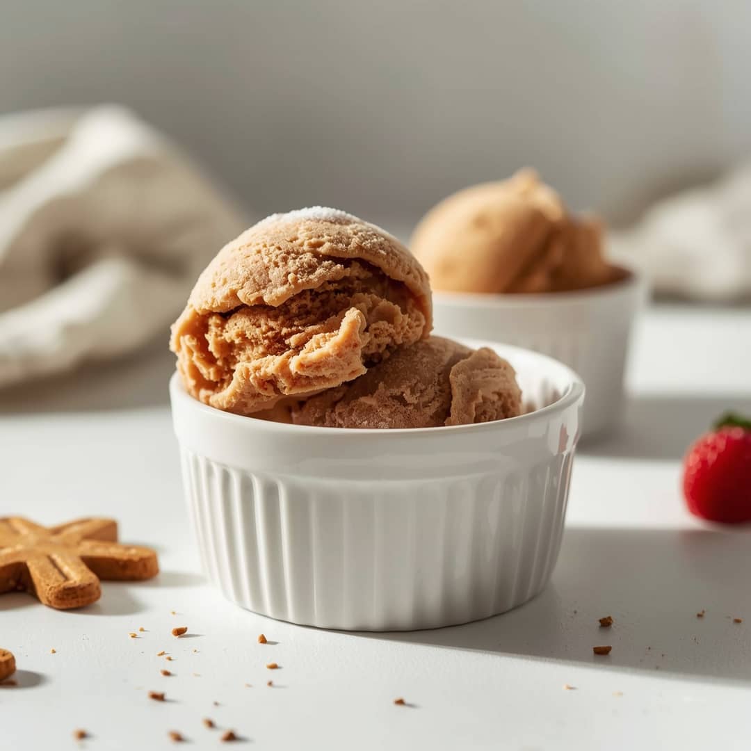 Homemade Gingerbread Ice Cream