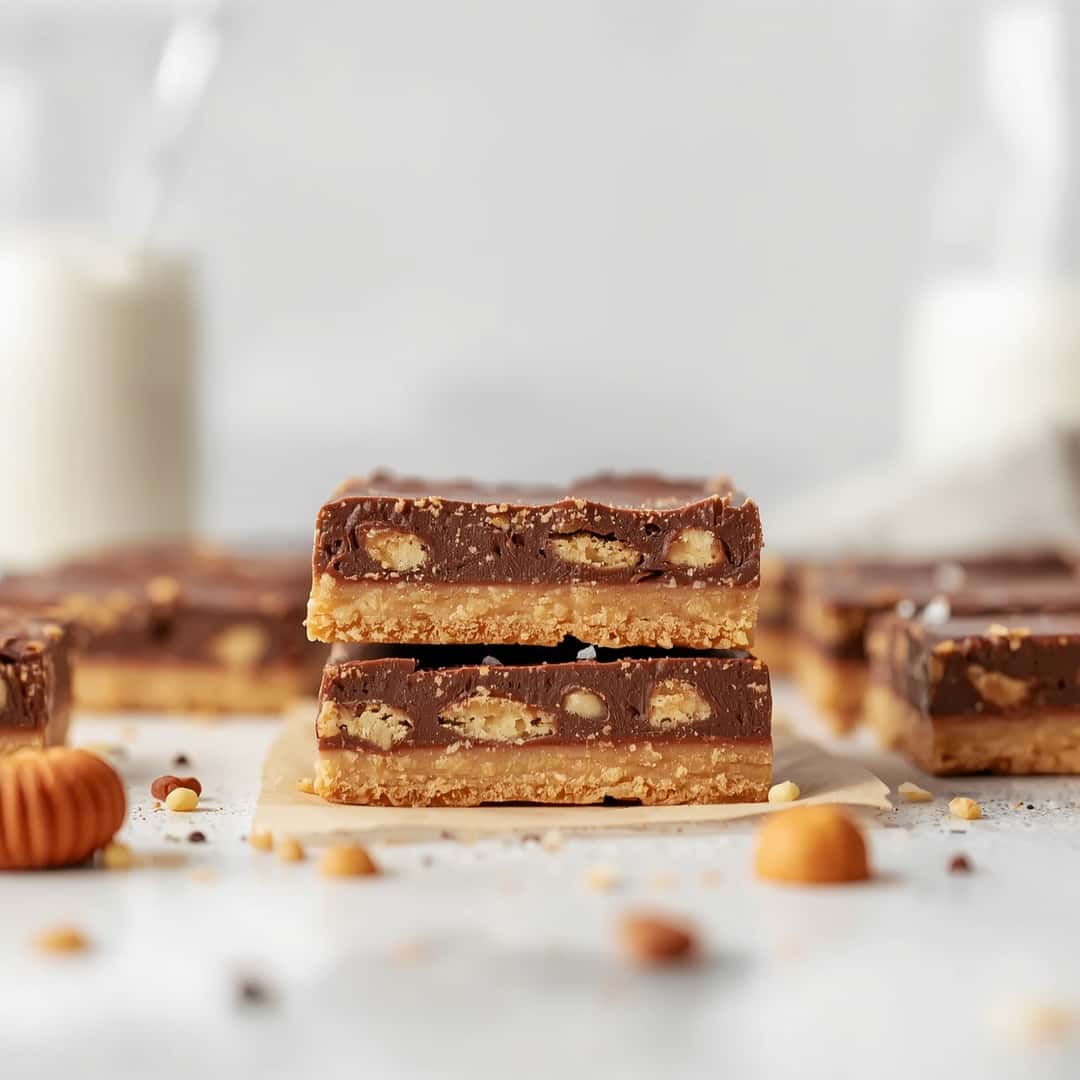 Homemade Gluten Free Twix Bars