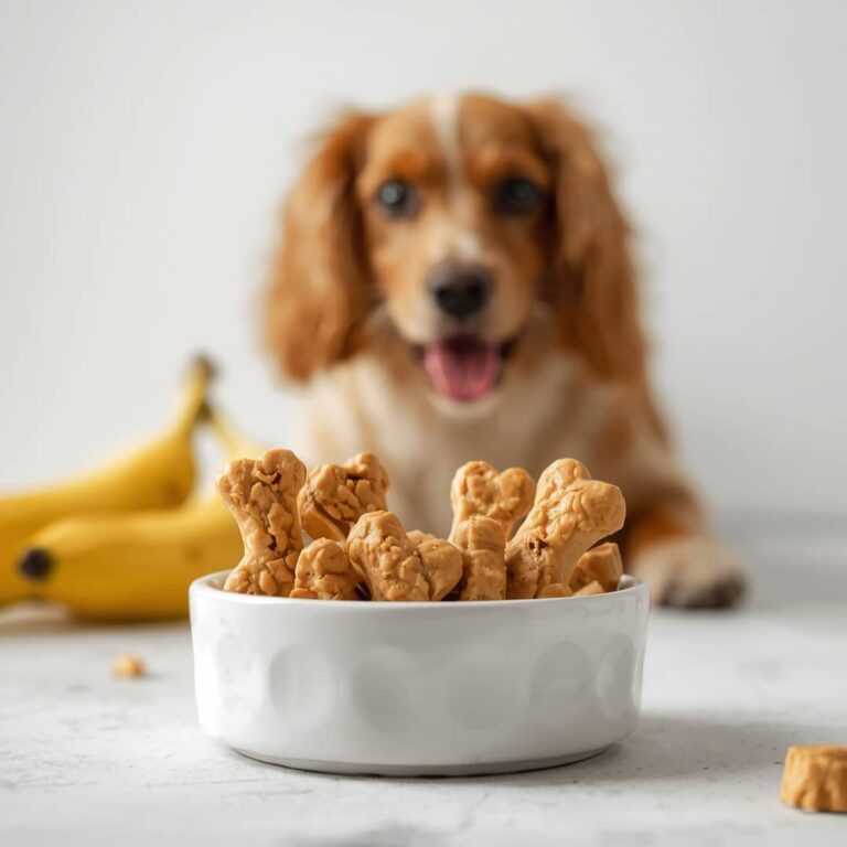 Homemade Peanut Butter Banana Dog Treats