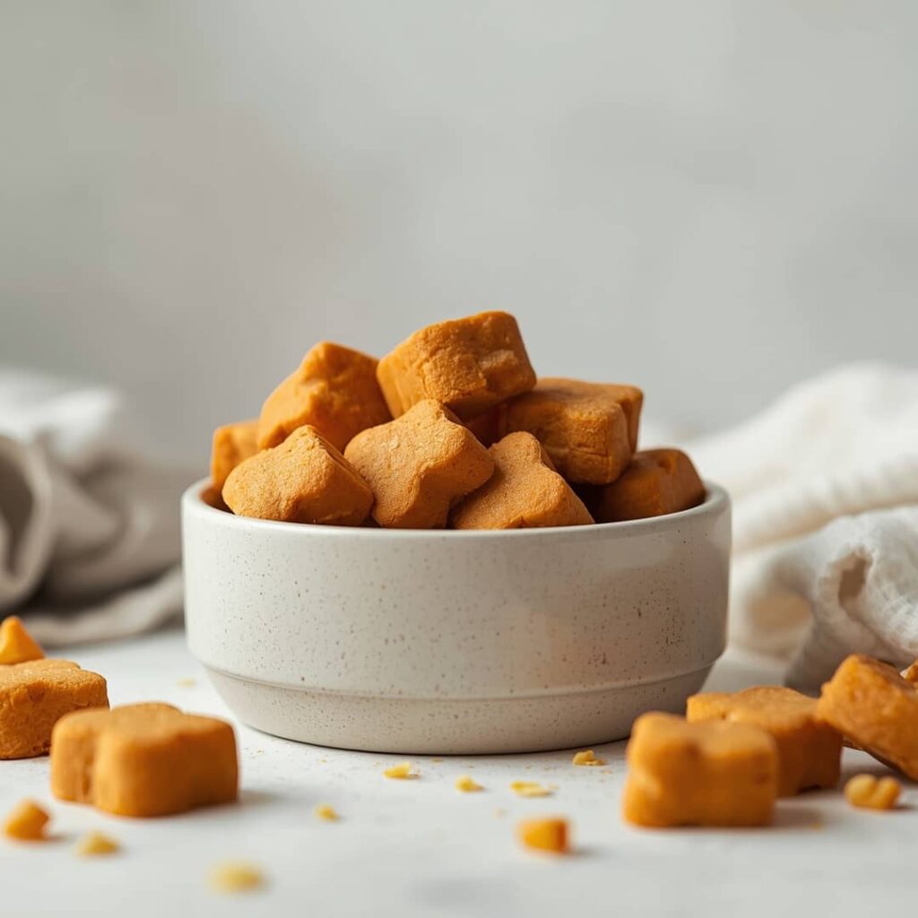 Homemade Peanut Butter Pumpkin Soft Dog Treats