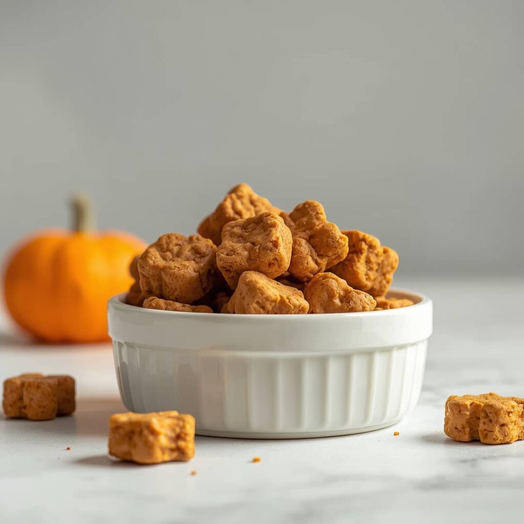 Homemade Pumpkin Greek Yogurt Dog Treats
