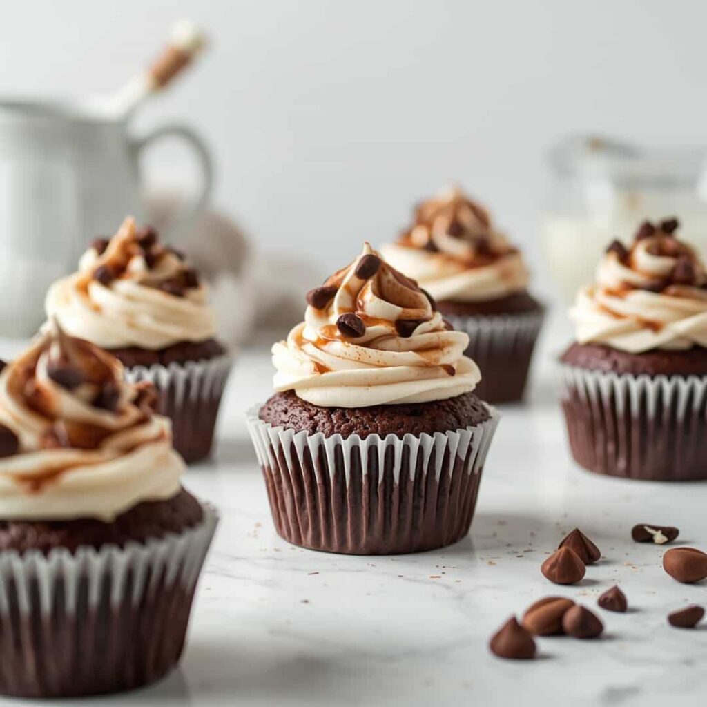 Hot Chocolate Cupcakes