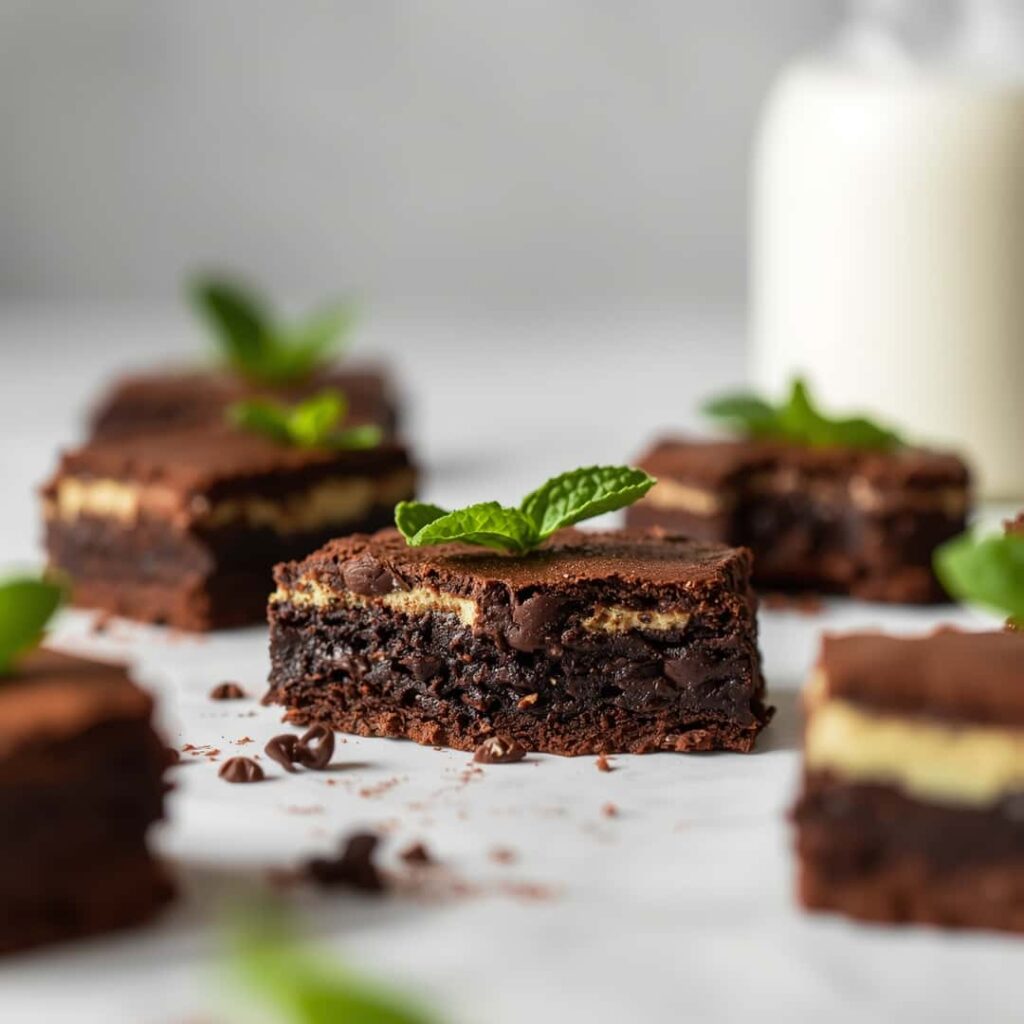 Irish Mint Brownies
