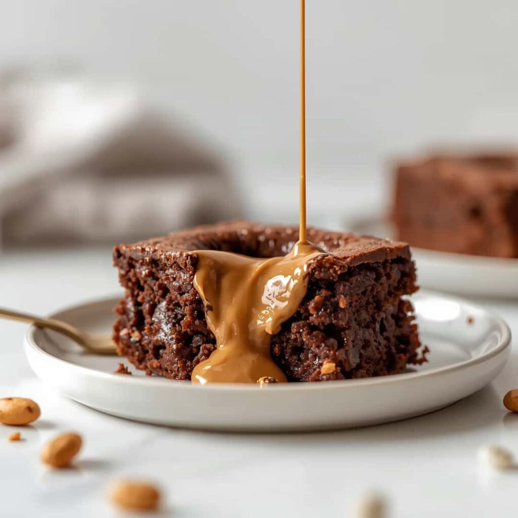 Irresistible Chocolate Peanut Butter Poke Cake