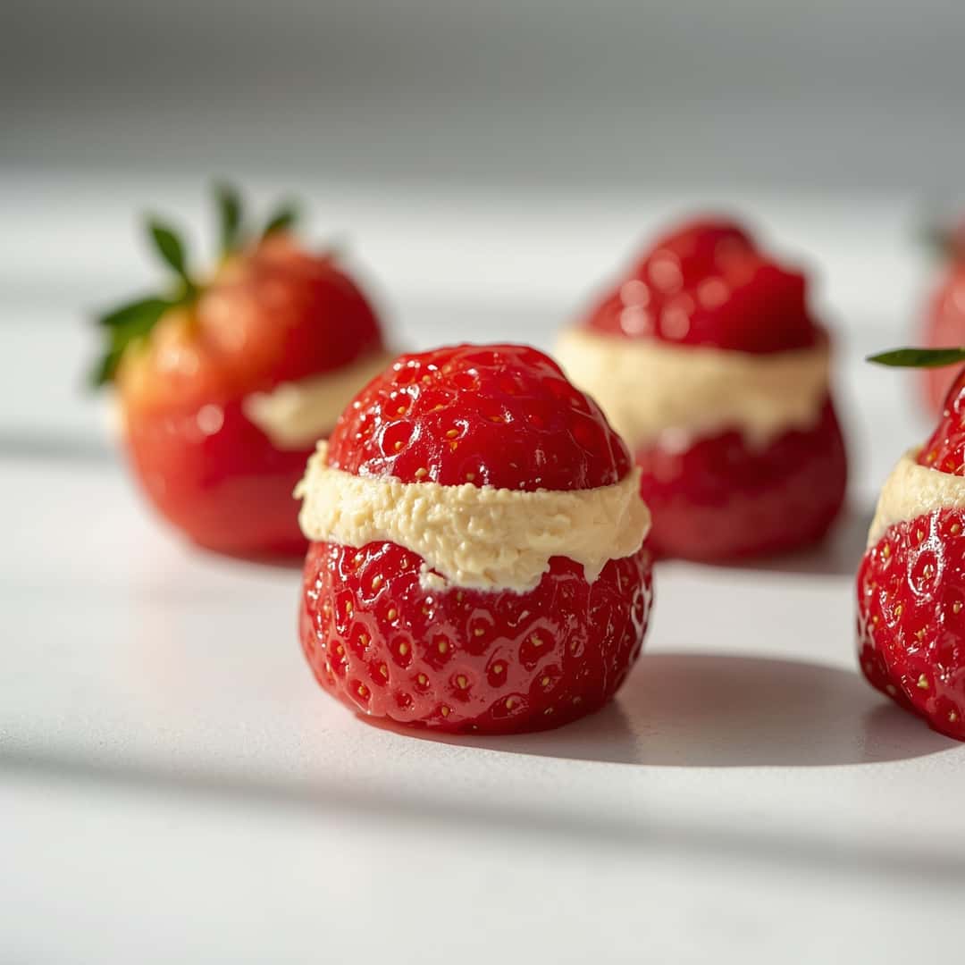 Irresistible Deviled Strawberries with Cheesecake