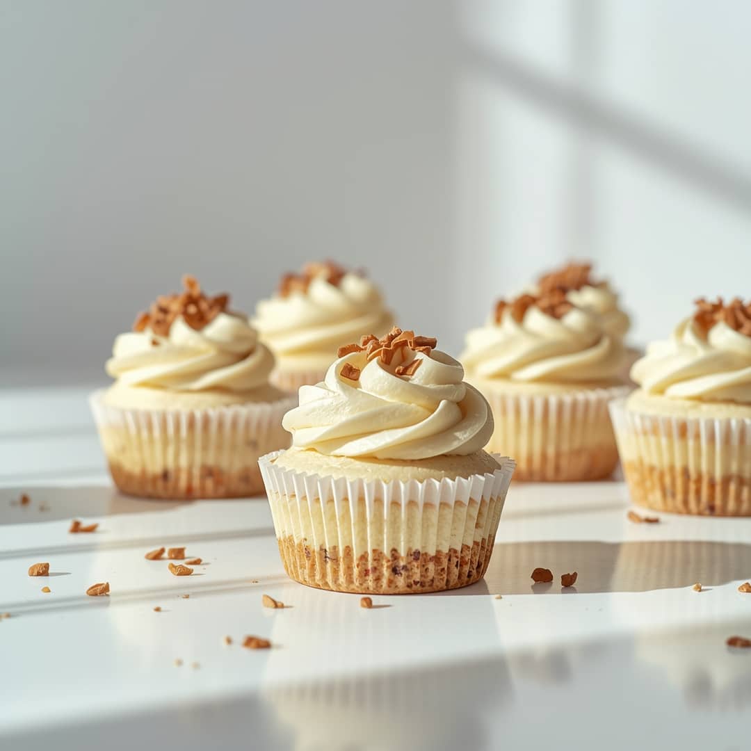 Japanese Cotton Cheesecake Cupcakes