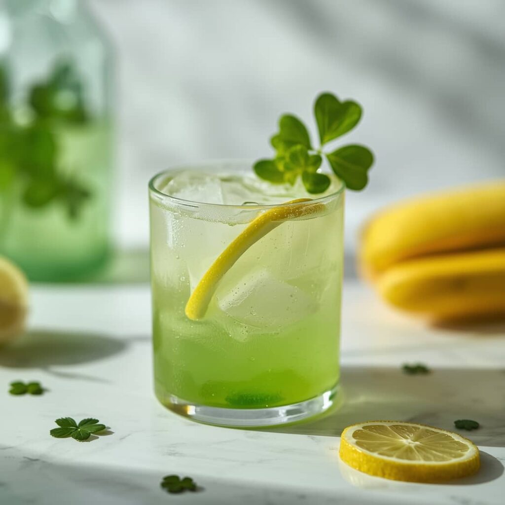 Kid-Friendly Leprechaun Lemonade Mocktail