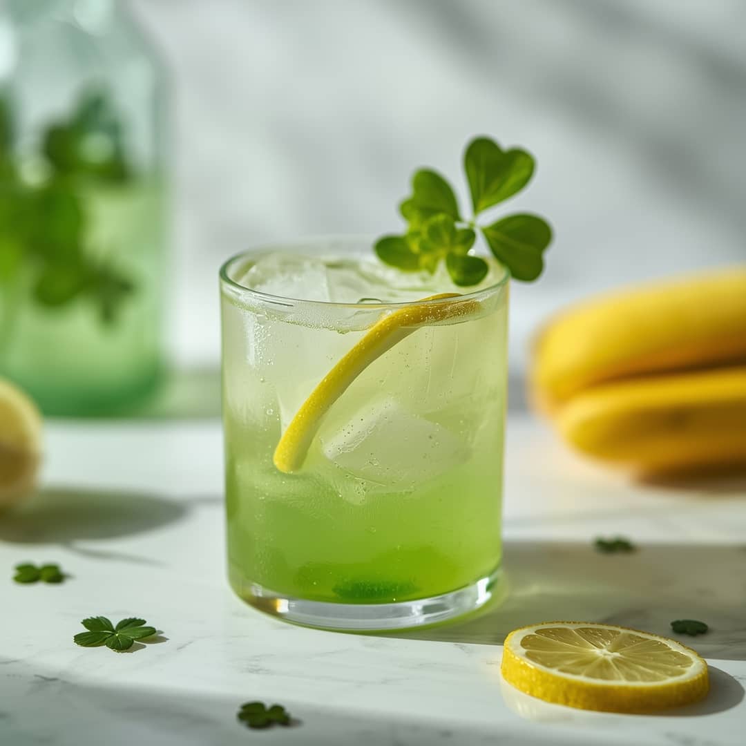 Kid-Friendly Leprechaun Lemonade Mocktail