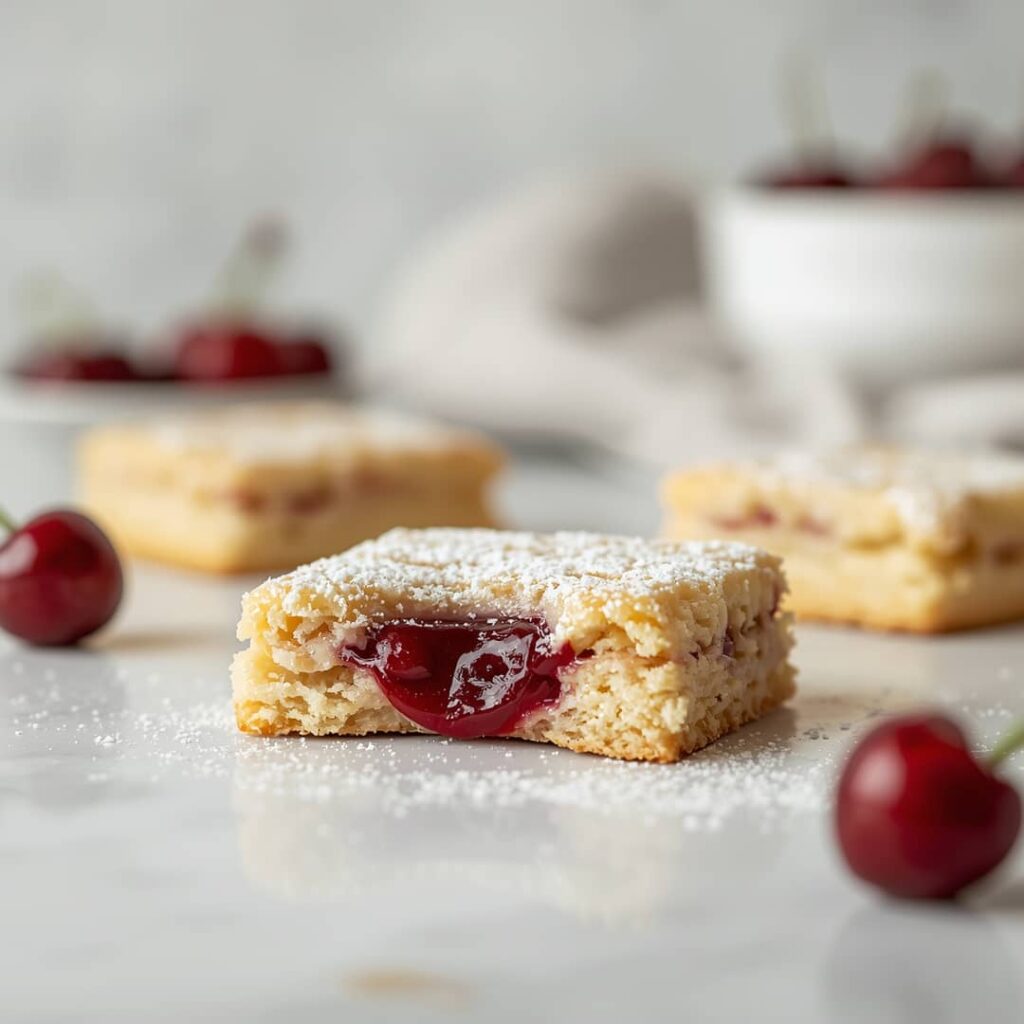 Melt In Your Mouth Cherry Shortbread