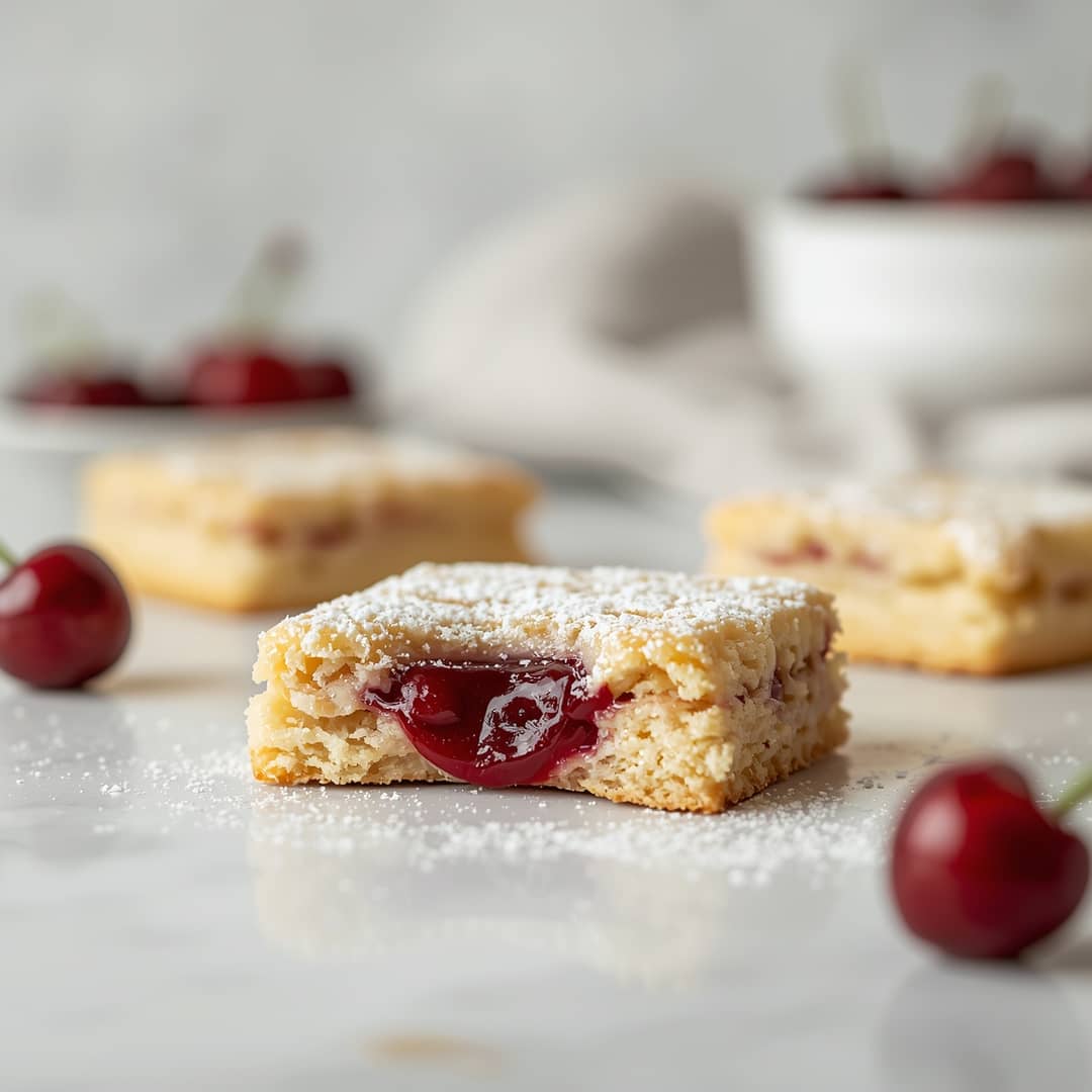 Melt In Your Mouth Cherry Shortbread