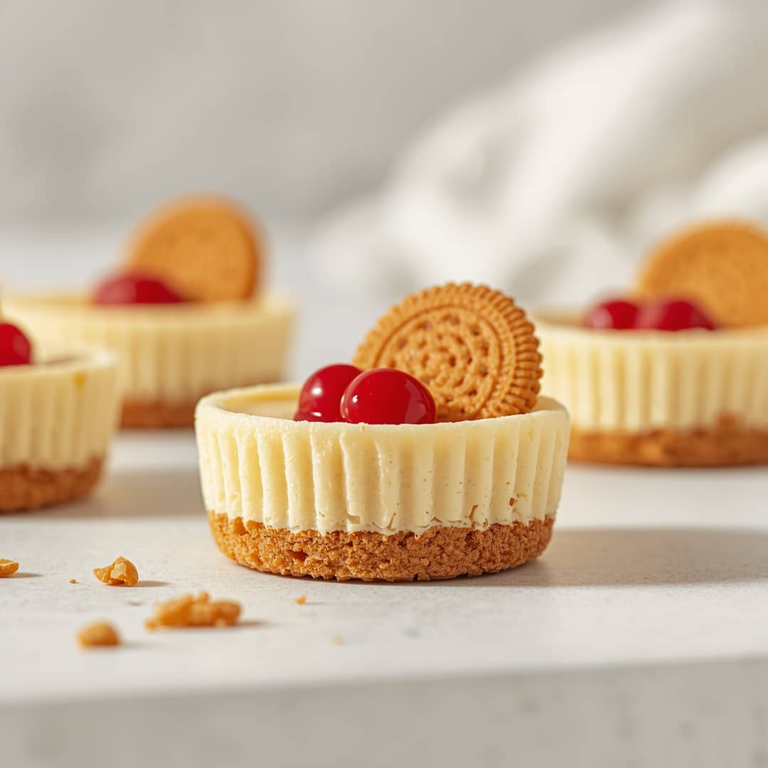 Mini Cheesecakes with Vanilla Wafers