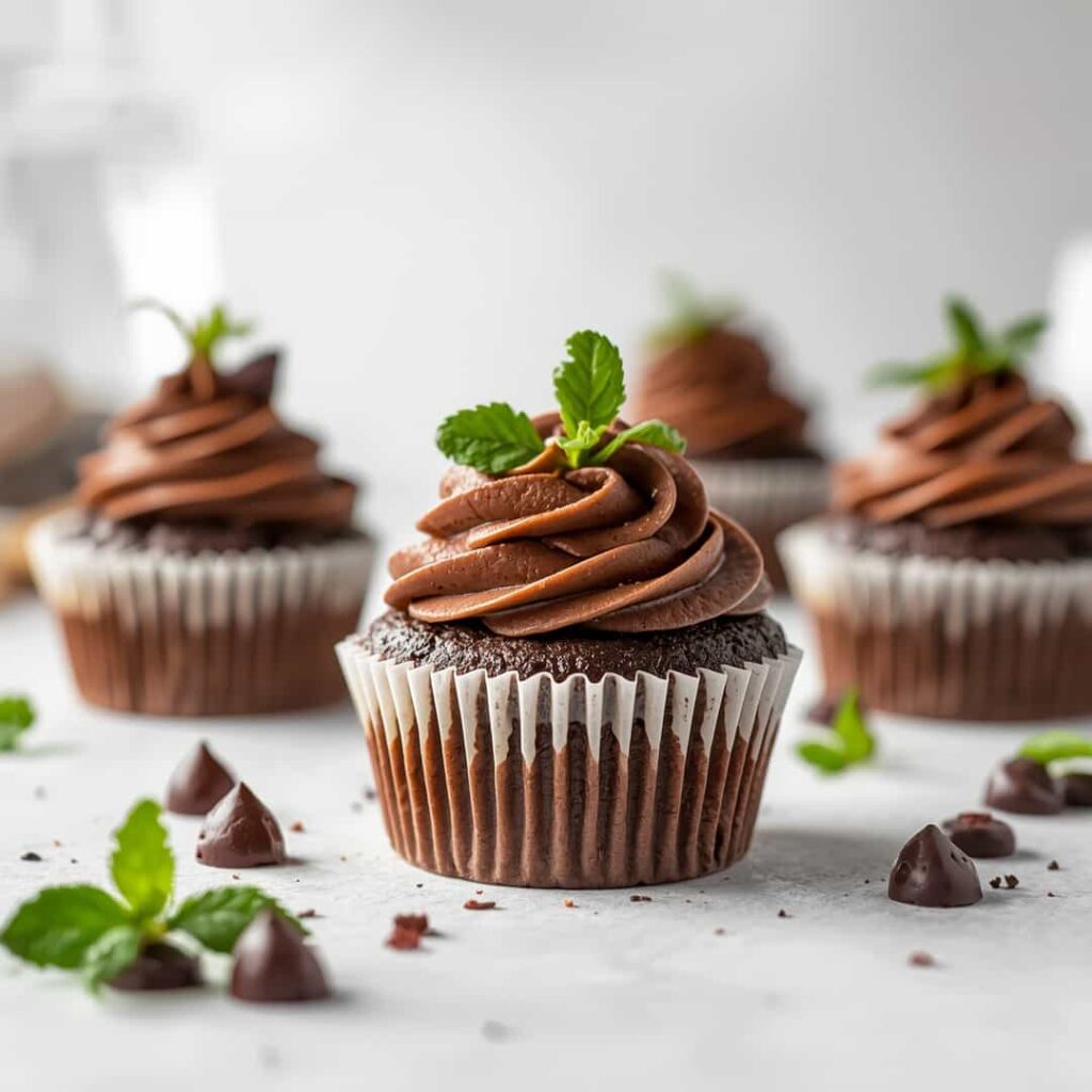 Mint Chocolate Cupcakes