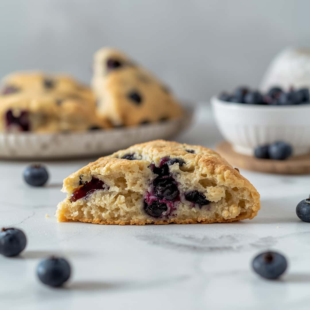 Moist Gluten-Free Blueberry Scones