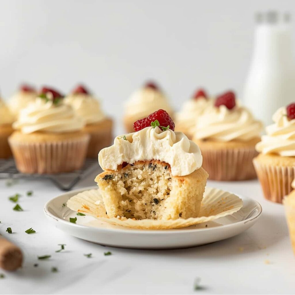 Moist Tender White Cupcakes