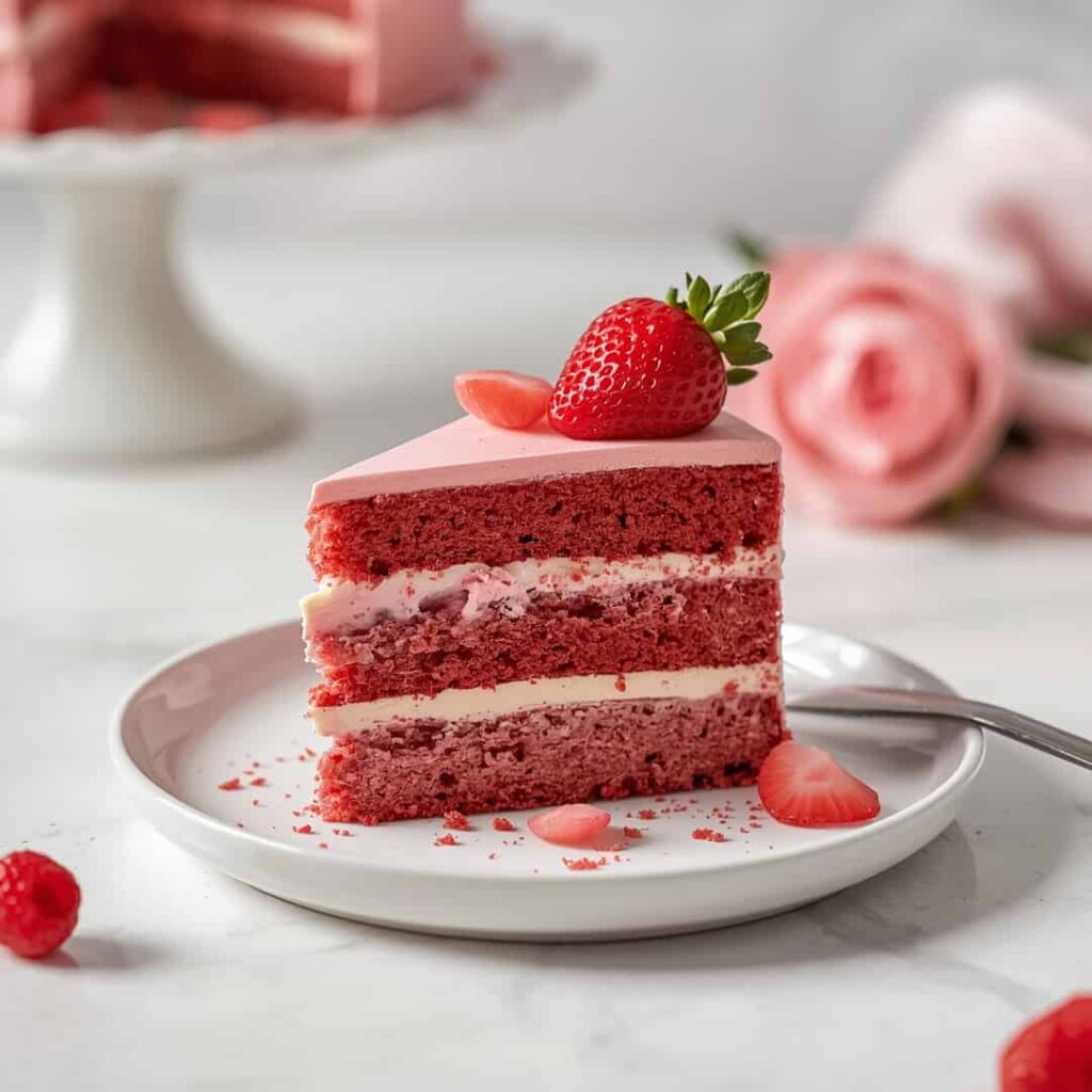 Mother's Day Pink Velvet Cake