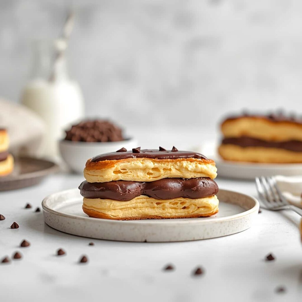 No-Bake Chocolate Eclair Cake