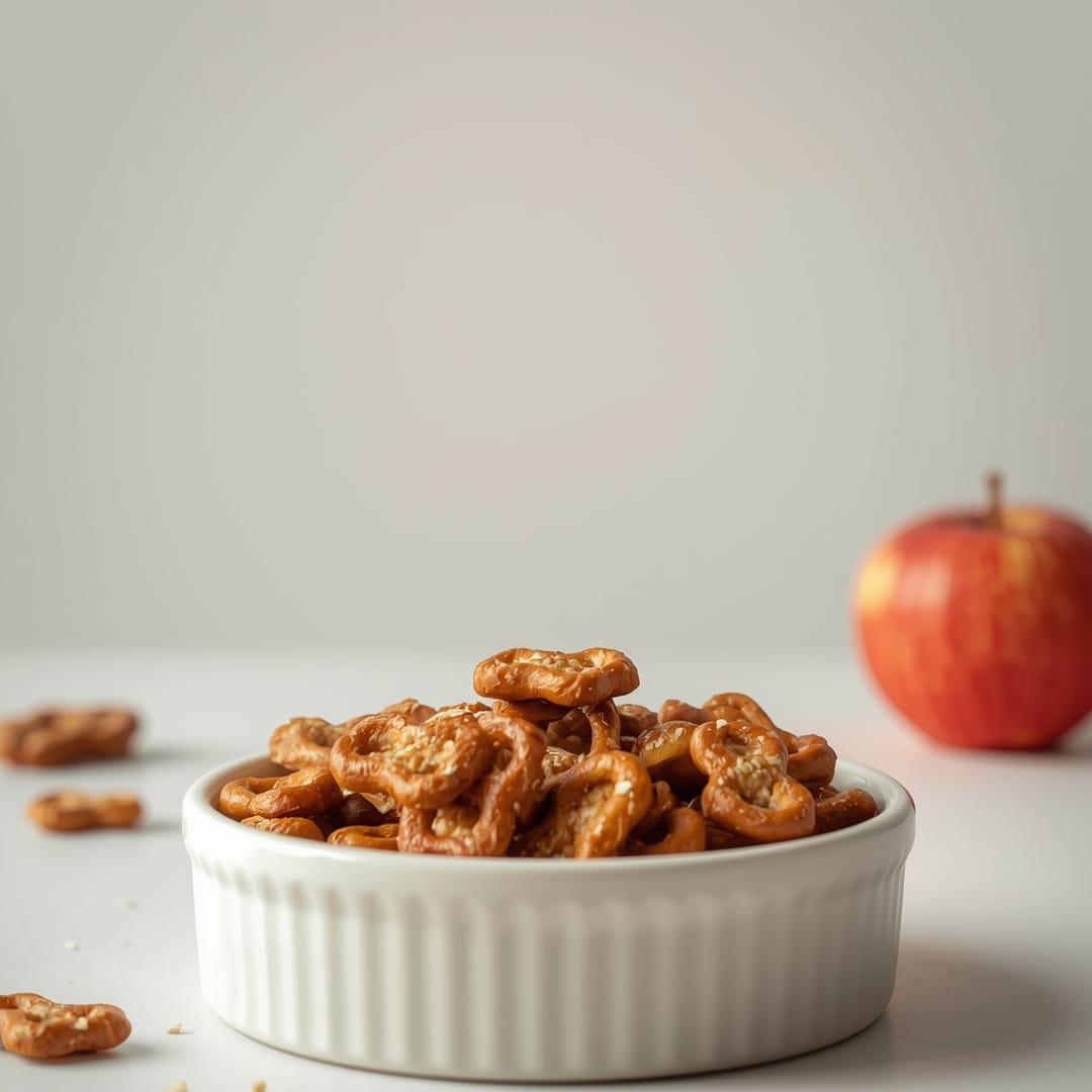 Oat Apple Pretzel Dog Treats