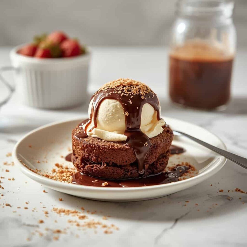 Old-Fashioned Hot Fudge Sundae Cake
