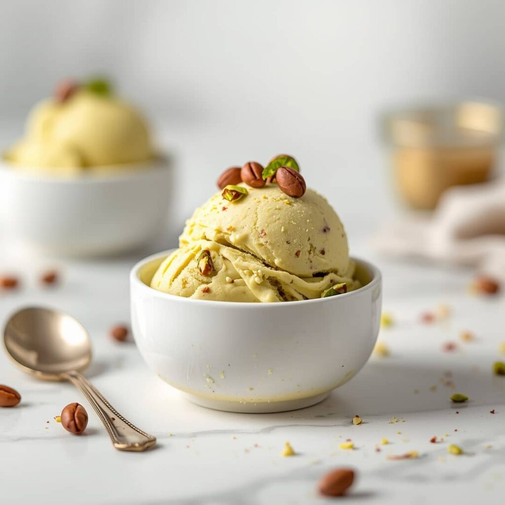 Pistachio Pudding Homemade Ice Cream