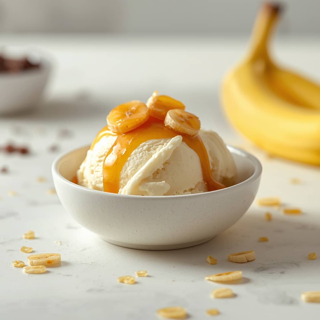Quick Bananas Foster Ice Cream