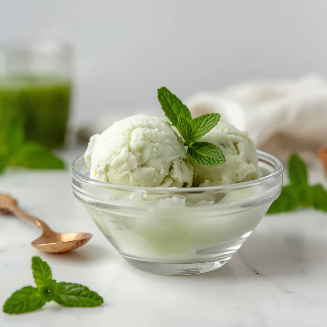 Refreshing Homemade Fresh Mint Ice Cream 2 Refreshing Homemade Fresh Mint Ice Cream