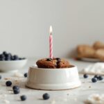 Simple Blueberry Birthday Cake for Dogs