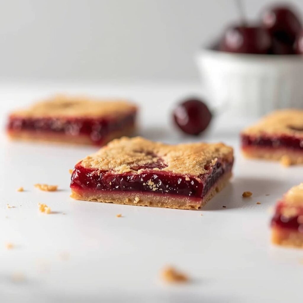 Simple Gluten Free Cherry Pie Bars