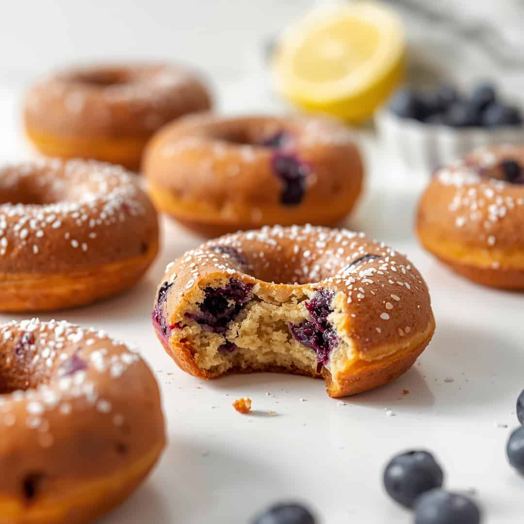 Soft Moist Gluten-Free Blueberry Donuts 2 Soft Moist Gluten-Free Blueberry Donuts