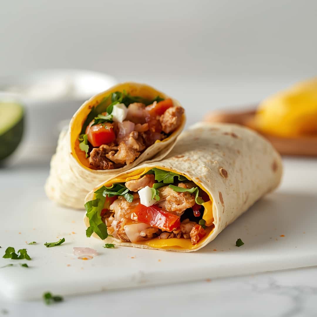 Southwest Chicken Wraps 2 Southwest Chicken Wraps