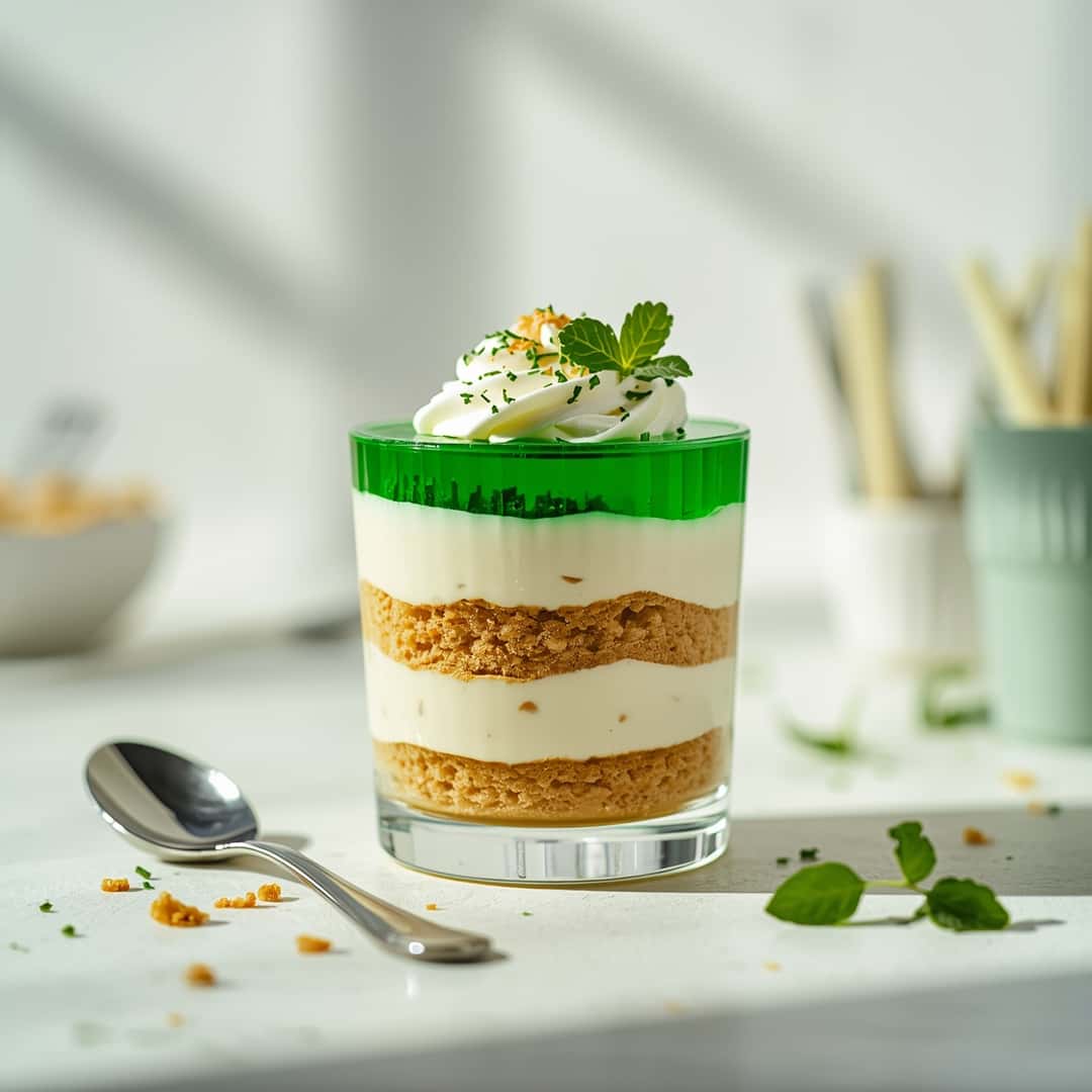 St. Patrick's Day Jell-o Parfait