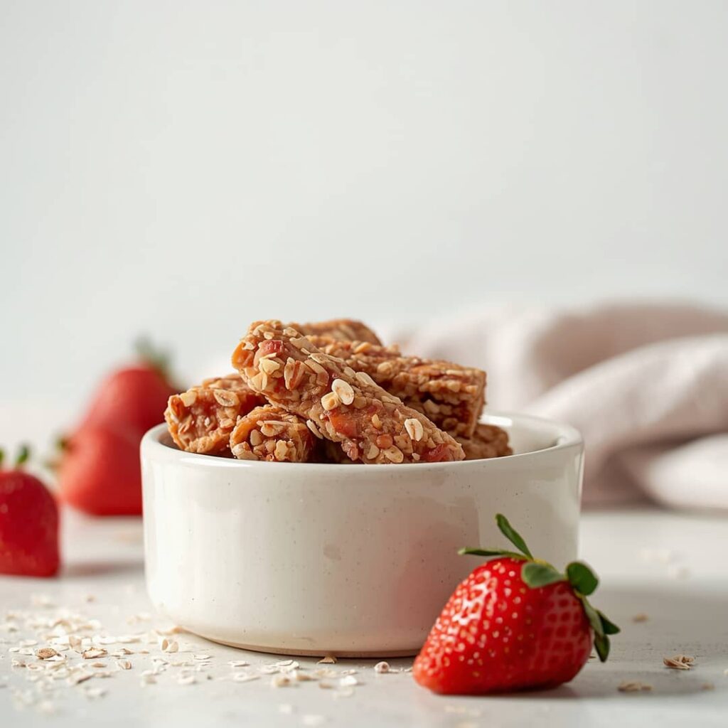 Strawberry Oat Smoothie Sticks for Dogs