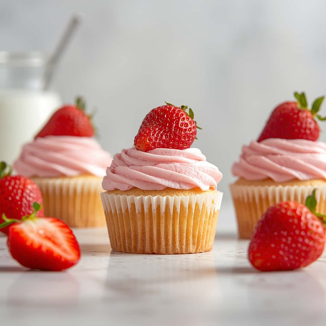 Strawberry Shortcake Cupcakes