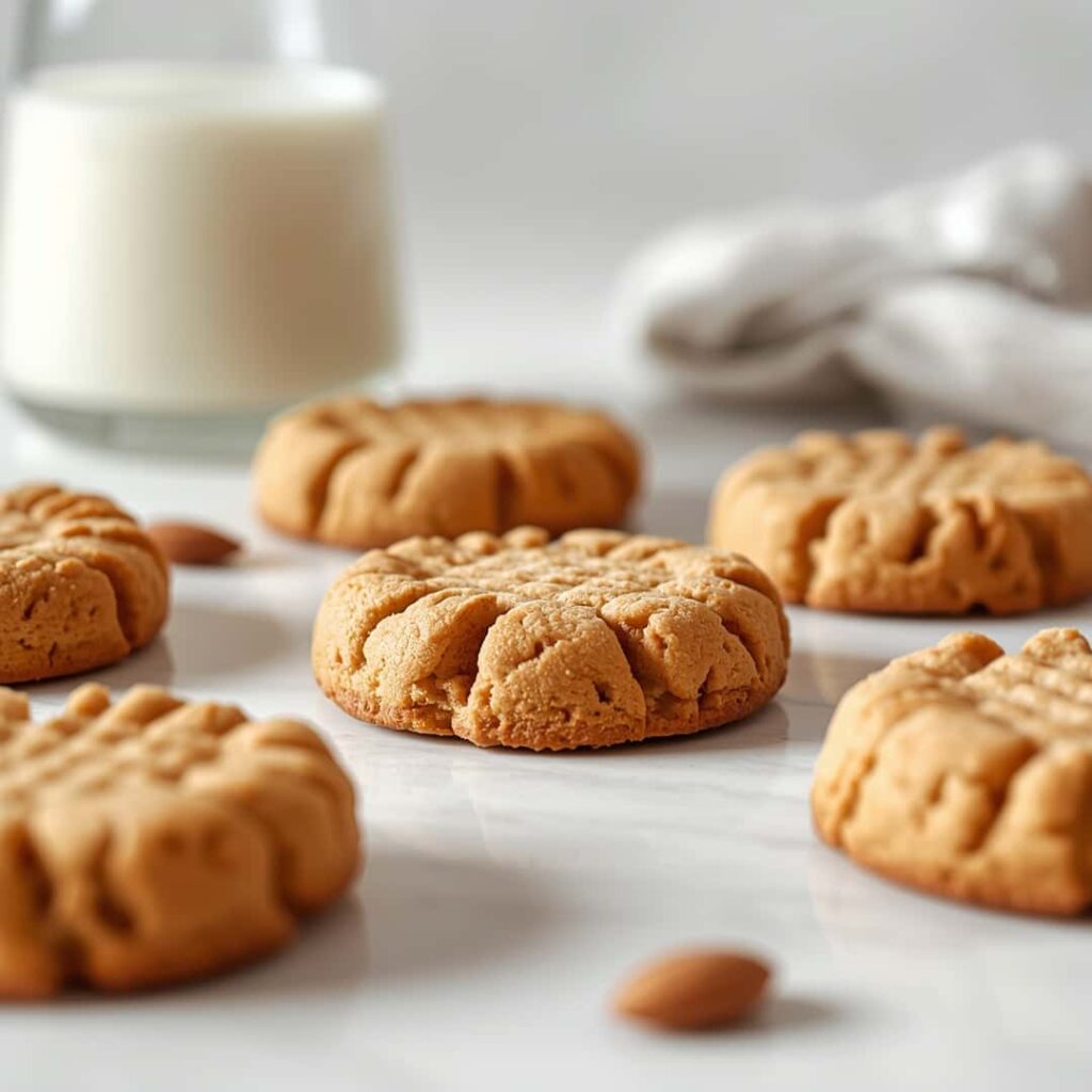 Sugar Free Almond Flour Peanut Butter Cookies