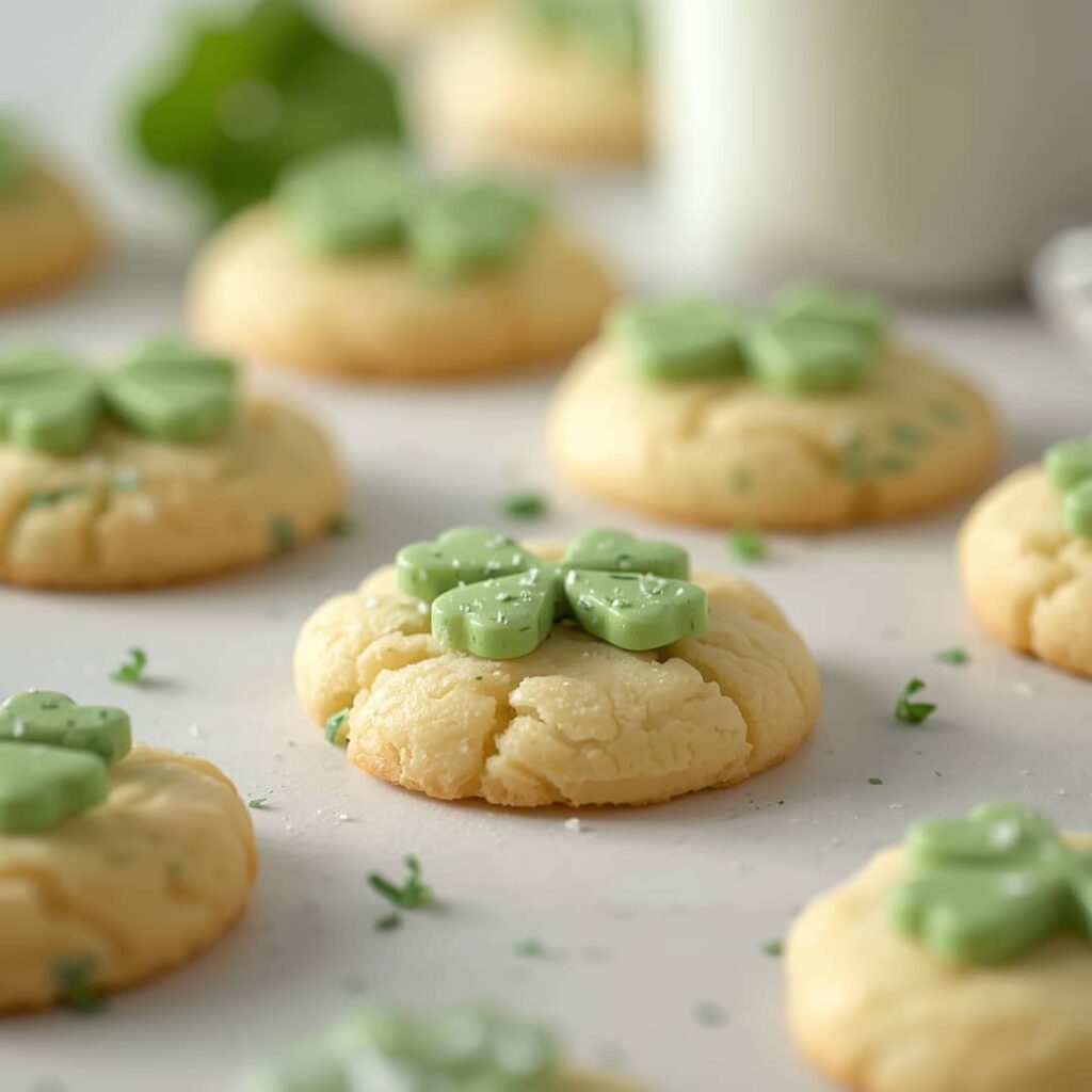 Vanilla Mint St. Patrick's Day Cookies