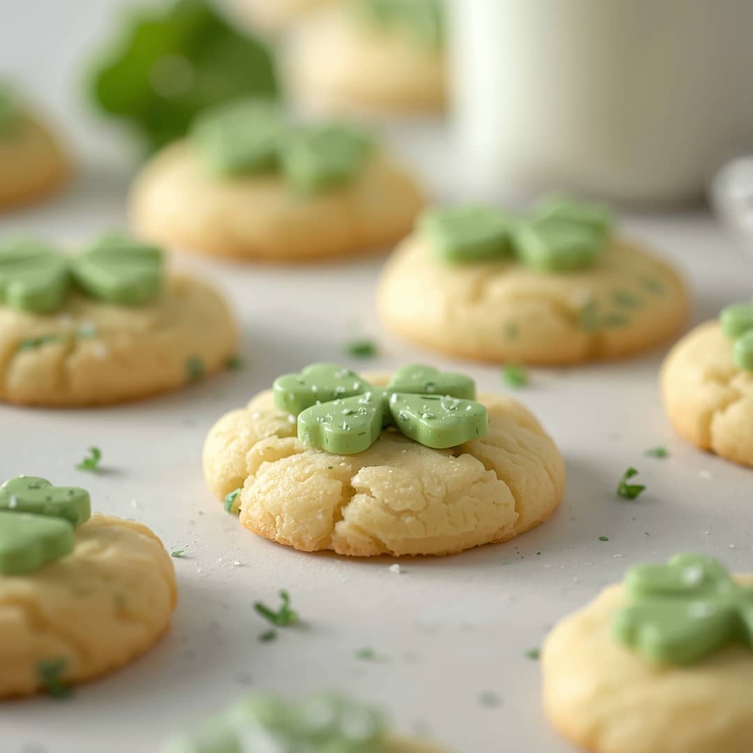 Vanilla Mint St. Patrick's Day Cookies