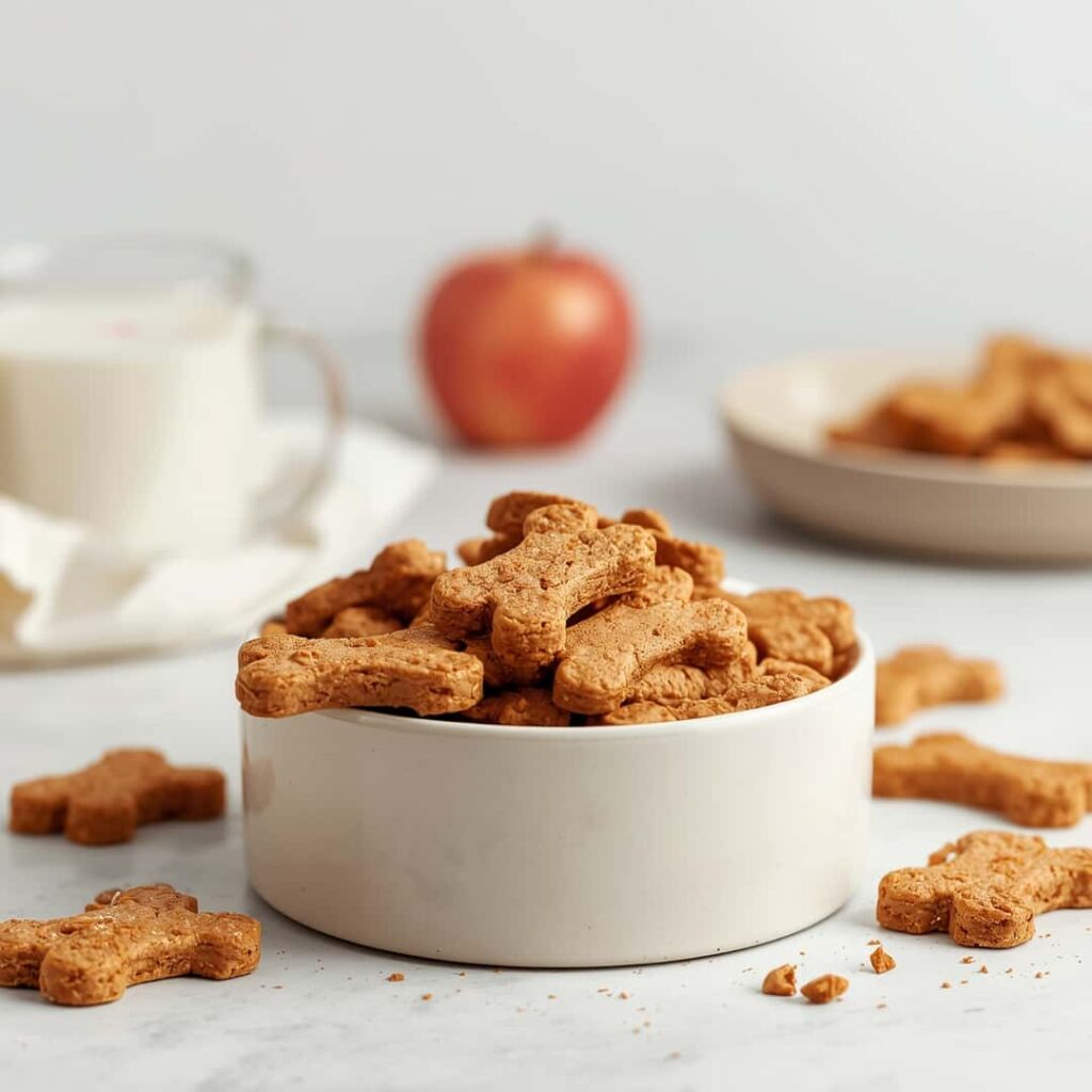 apple cinnamon dog biscuits 4 ingredient