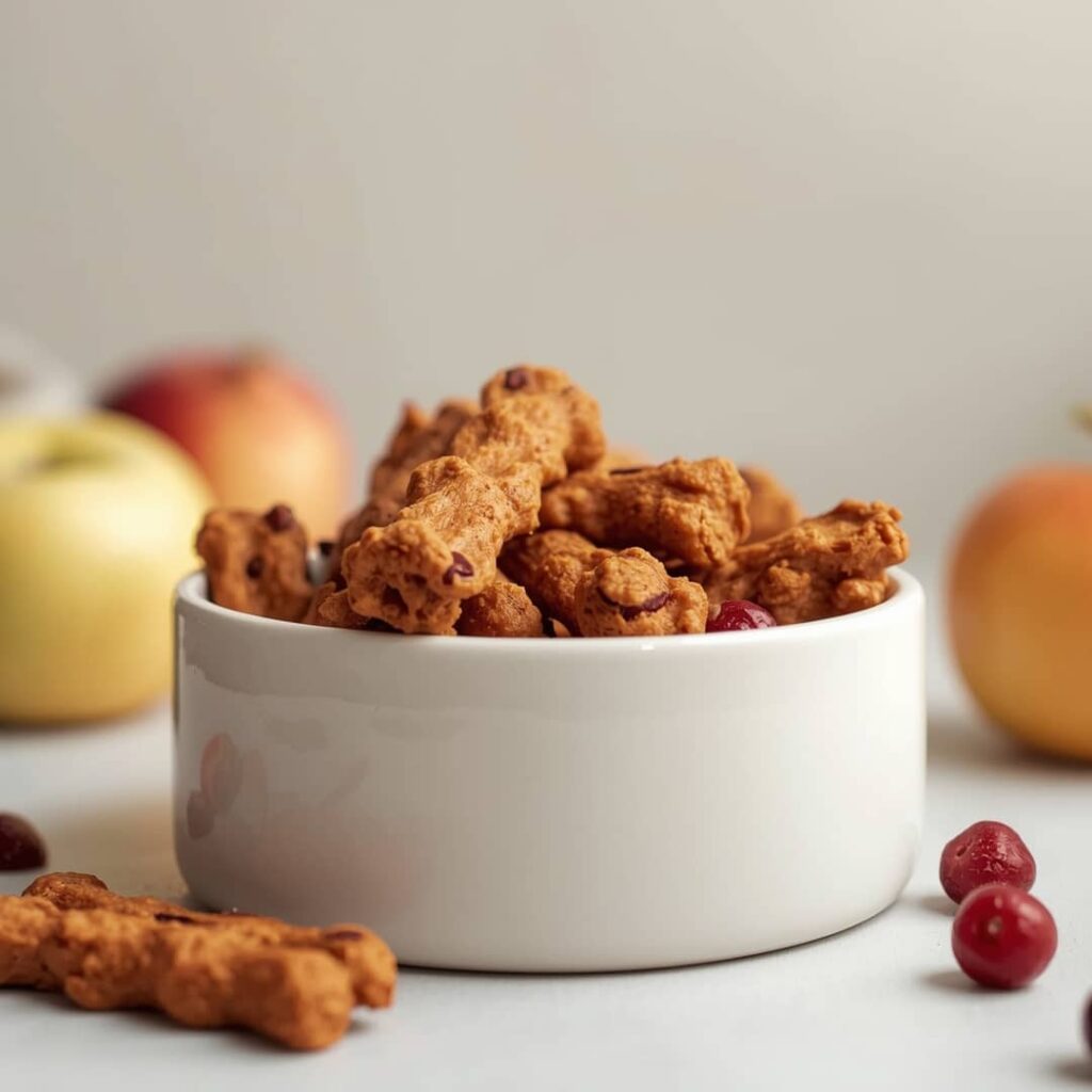 apple cranberry dog dental sticks homemade