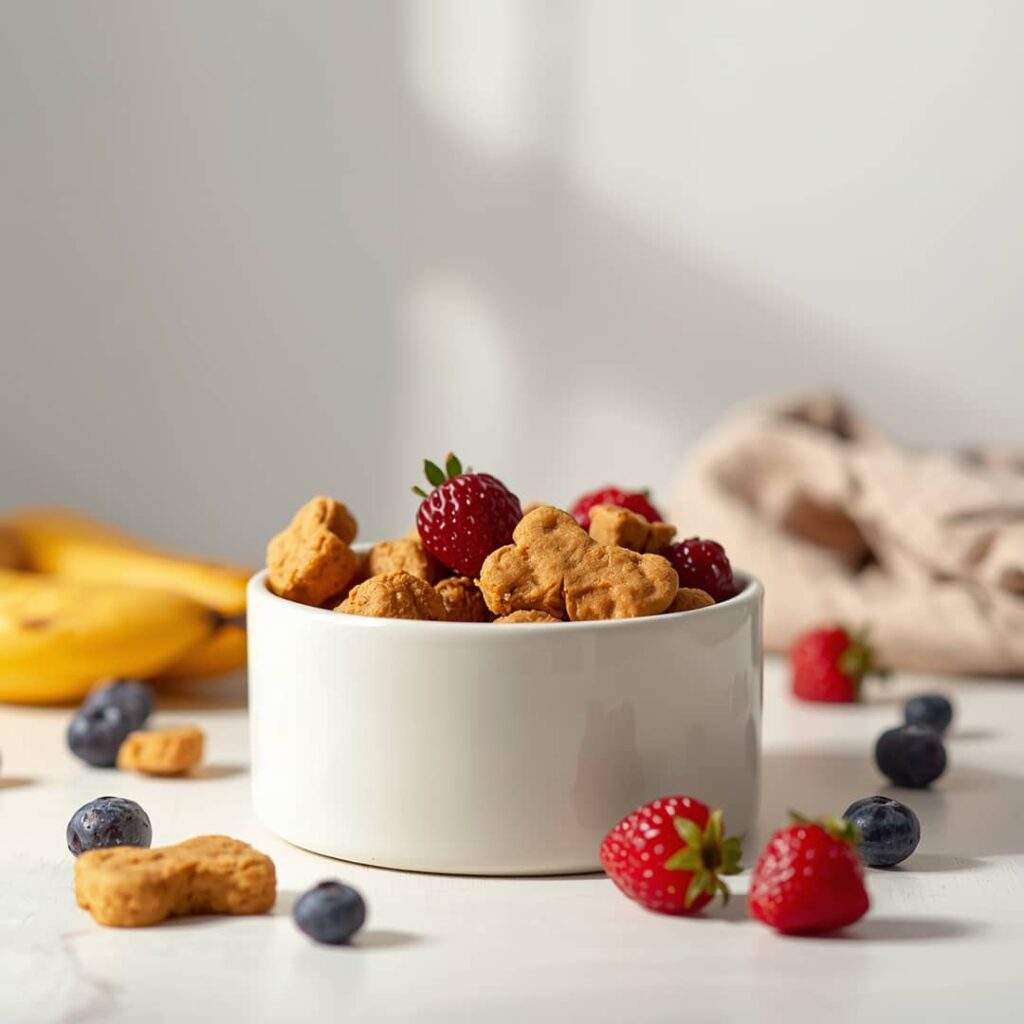 banana berry dog treats 4 ingredient