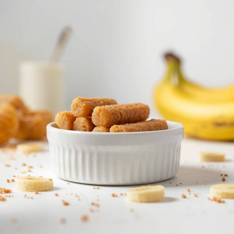Curated visual reference: Visual Reference: Banana Peanut Butter Chew Sticks For Dogs